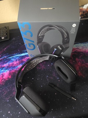 Logitech G733 Kabellose Gaming-Headset - Schwarz