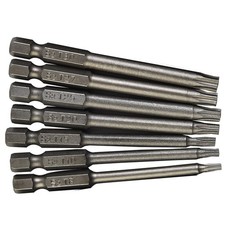 7pcs Torx Screwdriver Bit Set Magnetic Hex 75MM for Professional and DIY Use