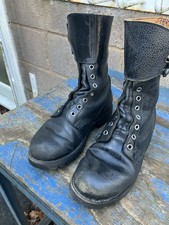 Marbot French Army High Leg Full Leather Boots EU38 Appx UK4 Used Decent Gen Sur