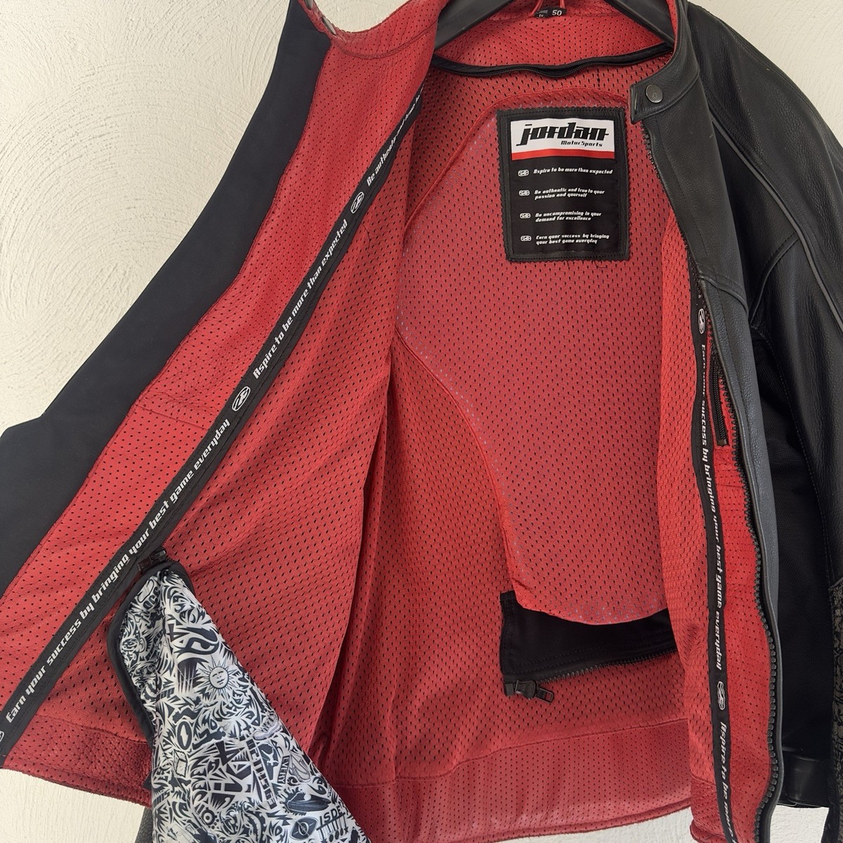 Jordan Motorsports Jordan Motorcycle Jacket Joe Rocket size 50