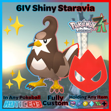 ✨ Shiny Alpha Staravia 6IV + EVs ✨ Pokemon Legends ZA 🚀 Fast 🚀