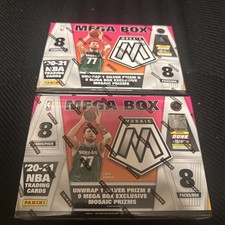 2020-2021 MOSAIC BASKETBALL MEGA BOX NBA BOXES PANINI LOT OF 2 NEW SEALED!