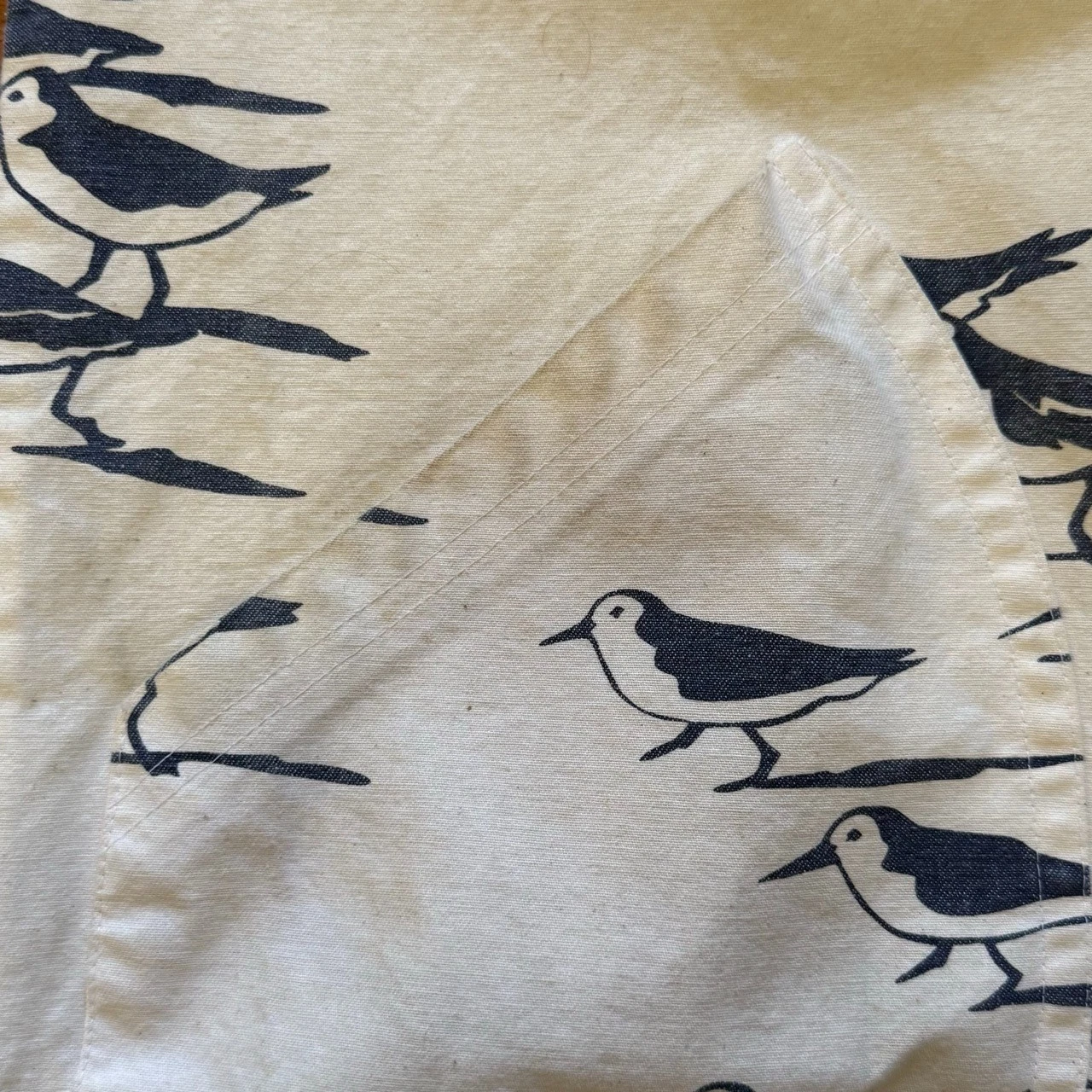 Michigan Rag Co Shorebird Print Hooded Jacket Size S/M Rare Print! image 9