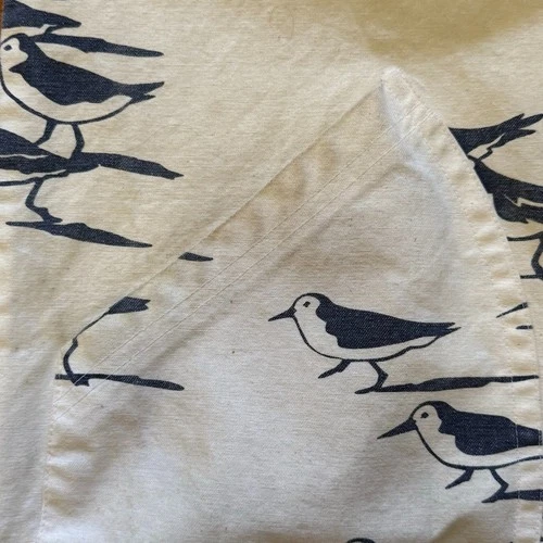 Michigan Rag Co Shorebird Print Hooded Jacket Size S/M Rare Print! image 9
