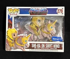 Funko Pop! Rides -Masters of The Universe SHE-RA ON SWIFT WIND #279 Box Wear