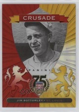 2014 Panini Hall of Fame Crusades Red 54/75 Jim Bottomley #46 HOF 0l2