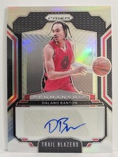 2024-25 Panini Prizm #PNM-DLB Dalano Banton Penmanship Prizms Silver