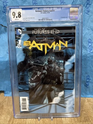 Batman: Futures End #1 CGC 9.8 (2014) - 3-D Lenticular Cover - The New 52 Graded