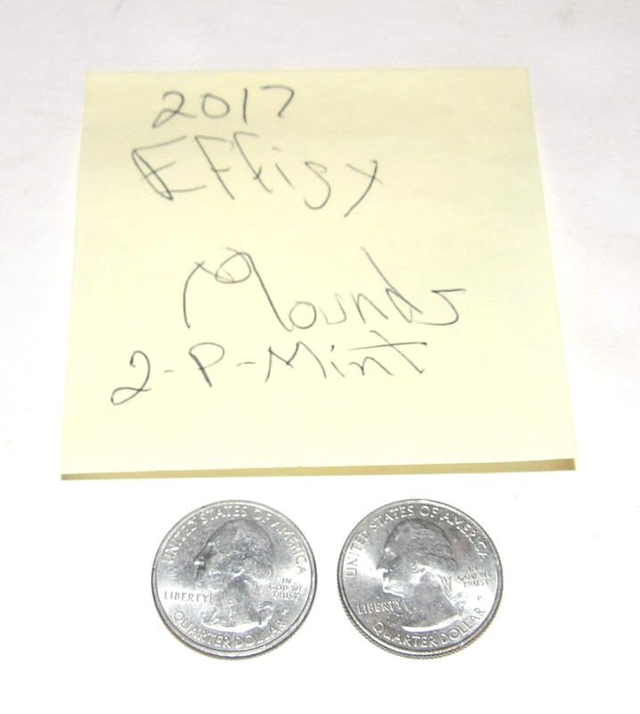 2017 America the Beautiful Quarter EFFIGY MOUNDS P MINT RARE Quarter