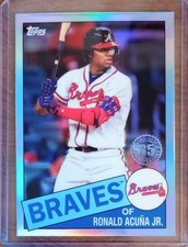 Ronald Acuna Jr. 2020 Topps Chrome 1985 Topps Chrome Baseball 85TC-25