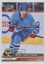 2023-24 Upper Deck Series 1 Exclusives 42/100 Rafael Harvey-Pinard #95 0v8d