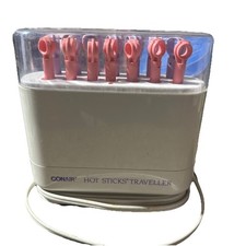 CONAIR Hot Sticks Hair Setter 14 Flexible Rollers Curlers Vintage Tested