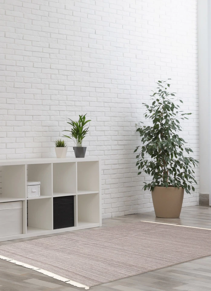 Traditional Vintage Hand Woven Oriental Carpet 5'1" x 7'7" Wool Kilim Area Rug - Image 2 of 4