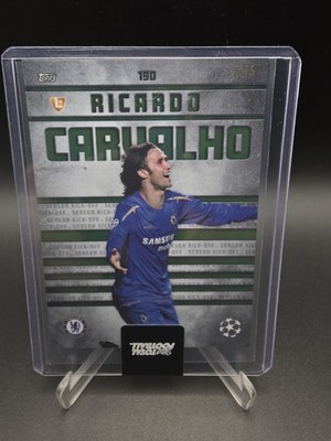 Ricardo Carvalho /75 Legend Season Kick Off Topps Total Football Chelsea Fc