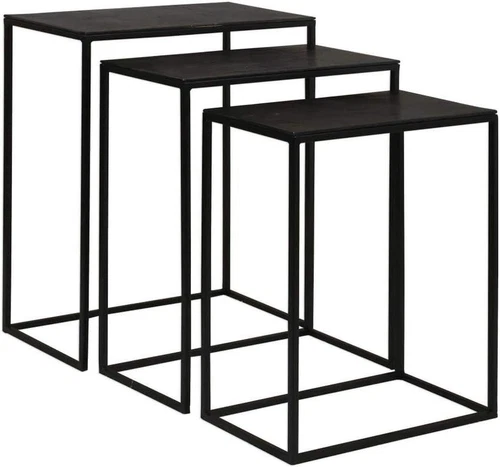 Coreene Set of 3 Nesting Tables - Stylish 25.5 Inch Design for Any Space - Picture 4 of 5