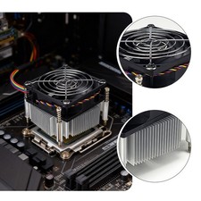 80MM CPU Air Cooler 4PIN PWM Cooling PC Radiator Fan for Intel 2011 X79 X99 CPuu