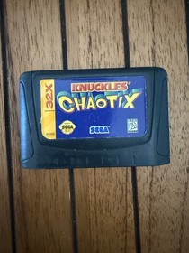 Knuckles Chaotix Sega Genesis 32X 1995 Original With Manual. Tested/working