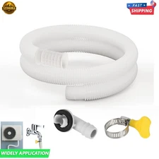 Air Conditioner Drain Hose Kit - 5Ft Plastic Tubing for Mini Split Portable AC