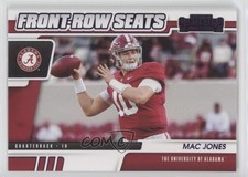 2021 Panini Contenders Draft Picks Front Row Seats Purple Mac Jones #15 0o1