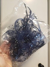 Fascinators Hats for Women Tea Party Headband Kentucky Derby Hats Blue