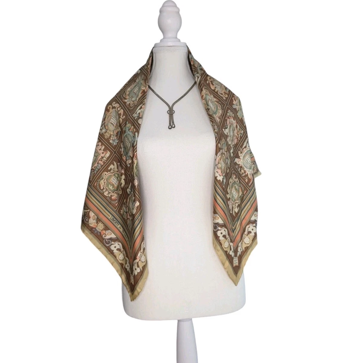 100% Silk Vintage Scarves & Wraps for sale - eBay