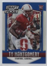 2015 Panini Prizm Collegiate Draft Picks Blue 44/75 Ty Montgomery #148 1s8