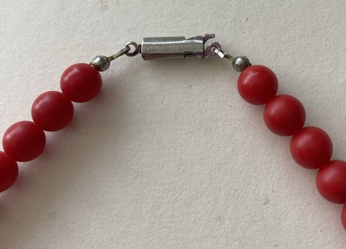 Collana Vintage Rossa con Accenti Strass Dichiarazione - Con Un tocco Art Decò - Foto 9 di 12