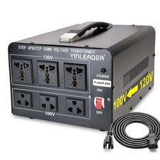 3000W 120V to 100V Voltage Converter US to Japan Step Down/Up Transformer for Ja