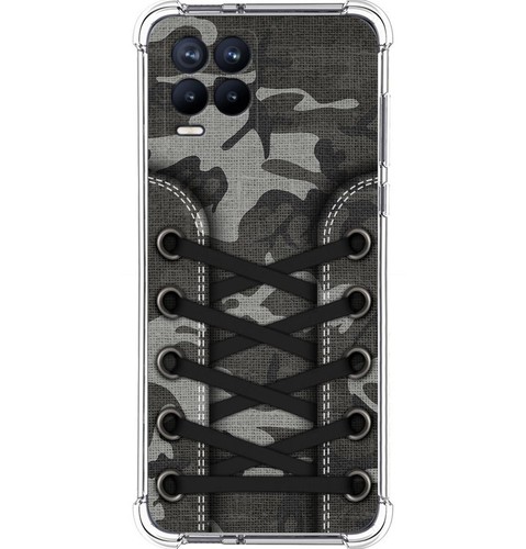 Longstong Custodia In TPU Per Realme 6 Pro: Sottile, Antiscivolo, Design Minimalista Erba Viola, Antiurto - 4
