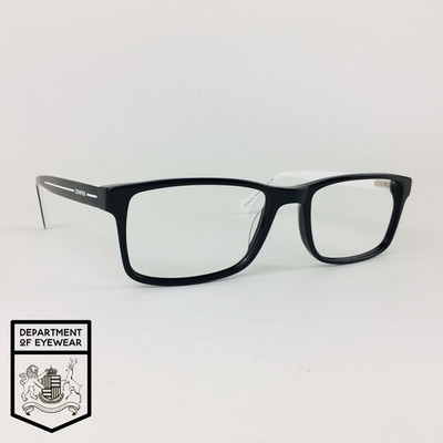 CONVERSE Brille SCHWARZ RECHTECKIG Brillengestell MOD: 42 30512320 ABGERIEBEN