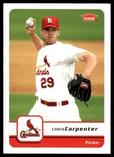 Chris Carpenter 2006 Fleer #83 Cardinals MLB READ FREE SHIPPING AutographDen
