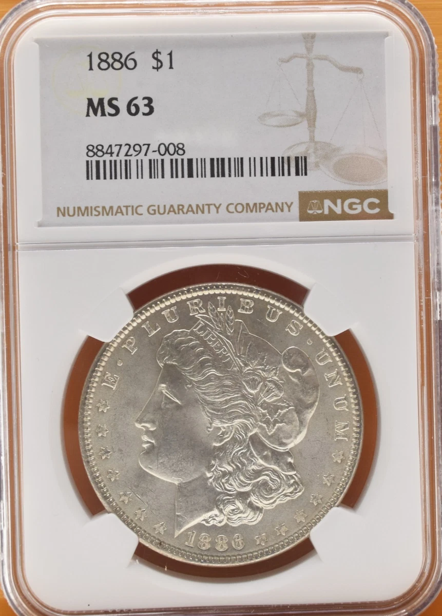 Uncirculated NGC 1886 Year Morgan US Dollars (1878-1921) for sale