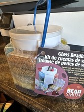 Glass Beading Kit Bead Smith Portable Caddy 1k Grams Of Beads  Wire  Organizer