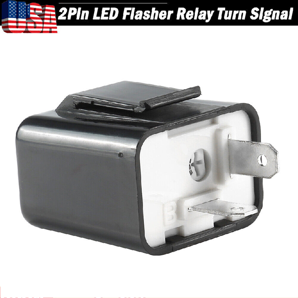 Relè Lampeggiatore LED 2 Pin Regolabile 12V Per Moto, Fari E Indicatori Di Direzione