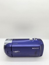 Sony Handycam HDR-CX240 9.2MP 54x Zoom Digital Camcorder Blue TESTED