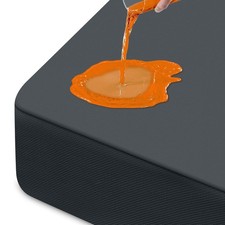 Queen Waterproof Mattress Protector Fitted Deep Pocket 18 Dark Gray