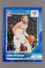 2024-25 Panini Donruss Optic Jalen Brunson Fast Break Blue Prizm 11/49 #78 Match