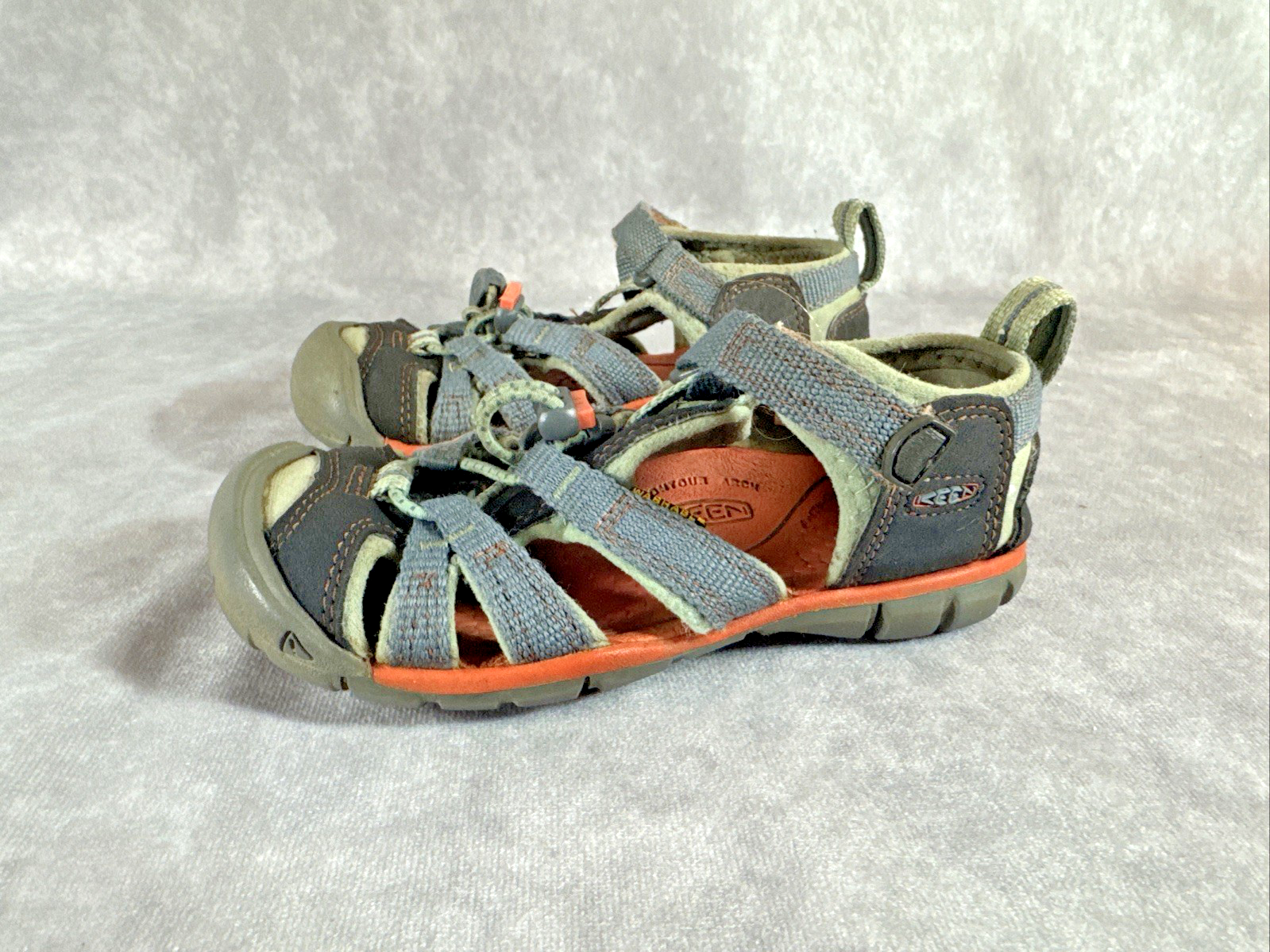 Keen Newport sandali bambino taglia 11 blu grigio arancione