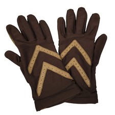 Vintage Aris Isotoner Warm-Ups Stretch Gloves One Size Fits Most Brown Beige