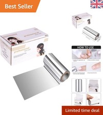 15m Long Silver Aluminium Hair Foil - Easy Tear for Highlighting & Coloring