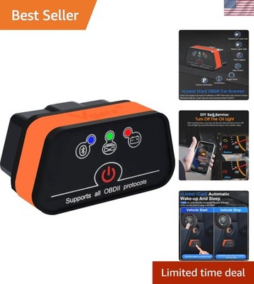 iCar2 BLE 4.0 Bluetooth OBD2 Scanner - Comprehensive Vehicle Diagnostic Tool