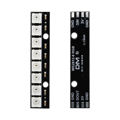8-bit WS2812 5050 RGB LED Built-in Full-Color Driver Development Board Light *mz