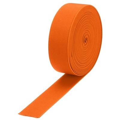 Elastikbänder zum Nähen 2,5 cm 5 Yard/15ft Orange Strickelastikrolle