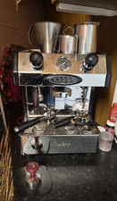 Fracino Espresso Machine Stainless Steel Silver/Black Steam Wand Portafilter