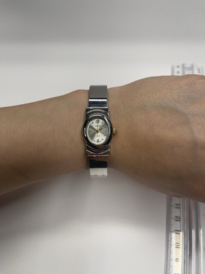 vintage Bijoux Terner silver-tone bangle-style women's watch