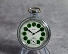 Unitas Cal. 6431 18,5 Pocket Watch 1970 Lépine Swiss Arnex Fired Enamel