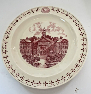 Wedgwood Phillips Exeter Academy Gebäude 10'' Platte 200. Jubiläum 1781-1981