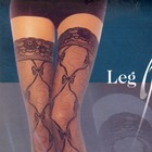 PLUS SIZE 1X-3X SEXY LACE TOP RIBBON THIGH HI STOCKINGS FOR GARTER