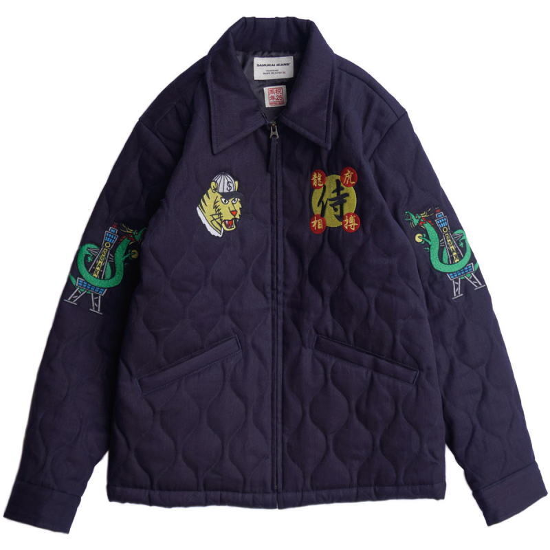 SAMURAI JEANS OSK25TH Osaka Jacket skajan vietjan Indigo SAMURAI JEANS OSK25TH Osaka Jacket skajan vietjan Indigo