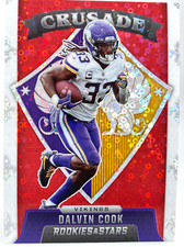 DALVIN COOK 2021 Rookies Stars Football Red Circles Prizm Crusade